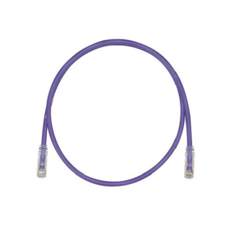 30' 24 AWG Violet Cat 6 Stranded Patch Cord UTPSP30VLY