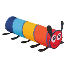 Colorful Caterpillar Play Tunnel for Kids, Pop-Up & Collapsible
