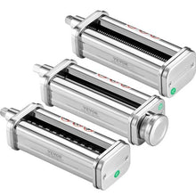 3PCS Pasta Attachment Set for KitchenAid Stand Mixer Roller & Spaghetti/Fettuccine Cutters