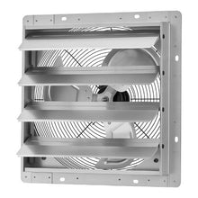 16-Inch Shutter Exhaust Fan 2438 CFM Steel AC Motor with Automatic Louvers