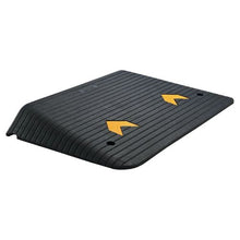 4 Inch Upgraded Rubber Threshold Ramp Natural Rubber Car Ramp with Non-Slip Textured Surface for Wheelchair and Scooter