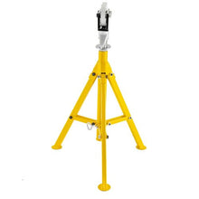 32In Foldable Pipe Jack Stand Height Adjustment for Pipe Threading, Pipe Hole Cutting FJ32
