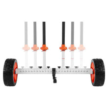 Heavy Duty Kayak & Canoe Cart – 230 lbs Capacity 10" Solid PU Tires Kickstand Quick Assemble/Disassemble