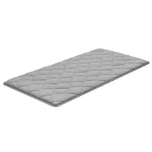 80 x 39 x 2.5 In Japanese Tatami Mat Twin Size Foldable Futon Mattress 9-Layer Floor Mat with Storage Bag (Gray)