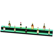 72 Inch LED Lighted Liquor Bottle Display and 2 Tiers with RF Remote & App Control, and Multicolor lighting