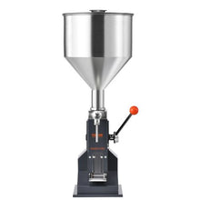 Manual Liquid Filling Machine 5–100ml Adjustable Stainless Steel Bottle Filler with Hopper