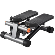 Mini Stair Stepper – Hydraulic Fitness Stepper with Resistance Bands Full Body Cardio Workout LCD Monitor 330LBS Capacity