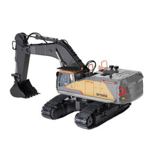 22-Channel 1:14 Scale RC Excavator Toy with Metal Shovel Lights & Sounds Full Functional Remote Control Digger for Kids – Perfect Birthday Gift