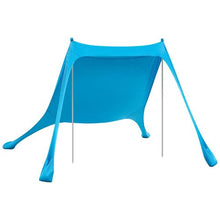 7.5x7.5 f Ft  Beach Tent Sun Shelter UPF50+ Sun Protection 6.6 ft Tall for Family Outings Camping (Blue)