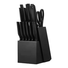 15-Piece German High Carbon Stainless Steel Knife Set with Block & Sharpener