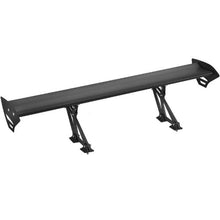 43.3 In GT Wing Car Spoiler – Adjustable Aluminum Rear Racing Wing (Black)