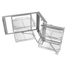 34 X 21 Inch 2 Tier Pull Out Cabinet Organizer Soft Close Slide Out Drawer for Kitchen DG-900