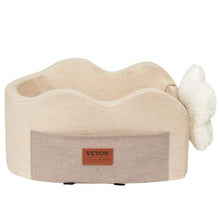 8lbs Dog Booster Car Seat Pet Car Seat Small Dog up to Gray for Car JBS-PCS-005-LIGHT BROWN