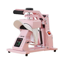 Hat Heat Press 2 Interchangeable Platens Temp & Time Control HTV & Sublimation (Pink)