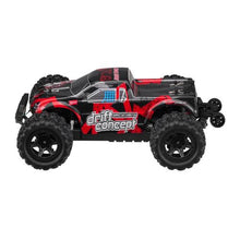 1:18 Scale RC Car 4WD Off-Road Monster Truck 45° Wheelie 36 km/h 2 Batteries for Kids 8+