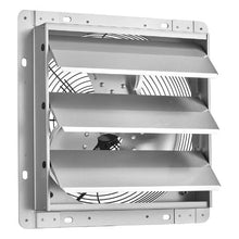 12-Inch Shutter Exhaust Fan 1347 CFM Steel AC Motor with Automatic Louvers