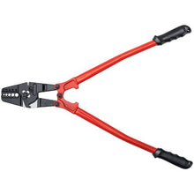 24" Hand Swager Cable Crimper & Wire Rope Cutter 1/16"–3/16" Aluminum & Copper Sleeves