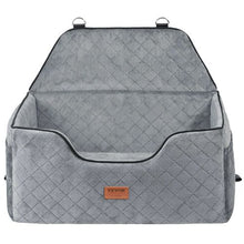 55 lbs Dog Booster Car Seat Pet Car Seat Small Dog up to Gray for Car JBS-PCS-001-GRAY