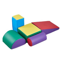 Climbing Toys, 5-Piece Foam Set for Toddlers, PU Leather Indoor Playset for Crawling & Sliding for Kids