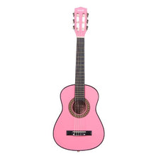 30 Inch Classical Guitar Starter Kit, Pink Basswood Guitar with Gig Bag & Accessories