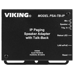 IP Paging Speaker Adapter with Talk-back VIK-PSA-TB-IP