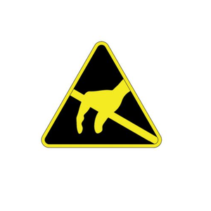 Triangle ISO Warning Symbol Label PESW-AA-11Y