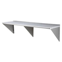 18 X 72 In Stainless Steel Shelf Wall Mounted Floating Shelving with Brackets for Kitchen WMS1872