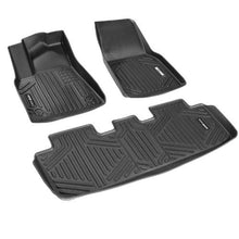 Tesla Model Y Floor Mats 2021–2024 5-Piece TPE All-Weather Liners Custom Fit (Black)