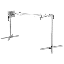 Electric Rotisserie Grill 120V 8-Level Height 132 LB Capacity 38W Motor Stainless Steel
