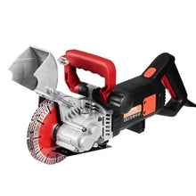 6.3-Inch Wall Chaser 2500W 1.5-Inch Cutting Width 2-Inch Depth Blades 6300 RPM Dustless