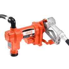 12V DC 20 GPM Fuel Transfer Pump with Manual Nozzle & Hose for Diesel Gasoline Kerosene & Biodiesel