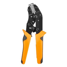 Ratcheting Wire Crimping Tool 24–12 AWG Adjustable Pressure Quick Release