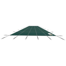16 x 36 ft Rectangle Pool Safety Cover Mesh Winter Cover with Drainage Holes for Inground Pools (Green)