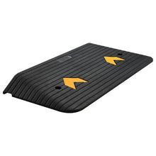 3 Inch Upgraded Rubber Threshold Ramp with 1 Channel Natural Rubber Car Ramp for Wheelchair and Scooter
