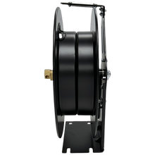 50' Retractable Hose Reel for 1/4" Twin Hose Black Painted BSVIPERHR (Hose Not Included)