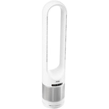 Bladeless Tower Fan, 15.4ft/s Velocity, 80° Oscillation, 8 Speeds, H13 HEPA Filtration, Remote Control & Air Purification Mode