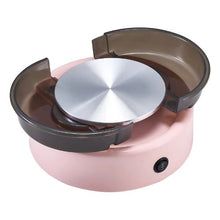 Mini Pottery Wheel 6" Turntable Forward/Reverse Rotation Adjustable Speed Electric Clay Wheel (Pink)