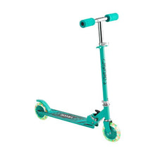 2-Wheel Kick Scooter for Kids 3+ – Light-Up Wheels Adjustable Handlebar Anti-Slip Deck Foldable Green Up to 110 lbs