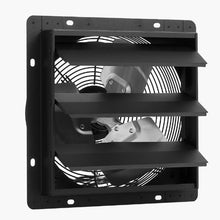 10-Inch Shutter Exhaust Fan 1000 CFM EC Motor with Smart Temperature Control & Timer for Garage Shed & Greenhouse