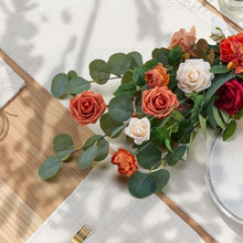 Orange Floral Centerpieces Freestanding Flower Arrangements for Wedding JN-PJ-01 (Pack of 4)