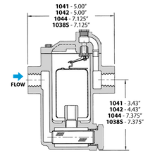 3/16 Inch Orifice Size Inverted Bucket Steam Trap IB1042-12-N-030-CV