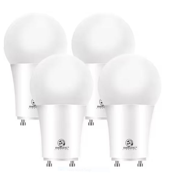 8.5Watt GU24 LED Light Bulb 50K Non-Dimmable YGA03A74-A19-8.5W-850-GU24-4P(Pack of 4)