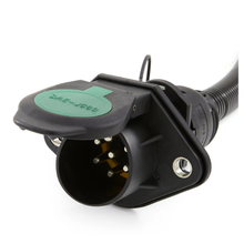 7 Way Weather Lock ABS Trailer Connector Socket with Pre Wired Blunt Cut Pigtail 501109
