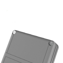 2.40"W x 4.15"L x 0.85"H Faceplate Handheld Enclosure M6,PC,IND,GY