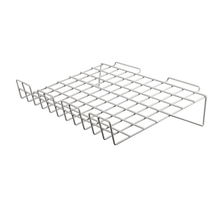 22-1/2"W x 14"L Sloping Wire Shelf with 3" Lip for Slatwall Econoco EWH/SL22 (Pack of 6)