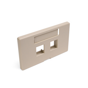 2-Port Modular Furniture Faceplate 49910-HI2