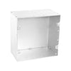 Caja cuadrada en blanco de 5 pulgadas, 2-7/8 pulgadas de profundidad, sin agujeros, 5SQBLNK (paquete de 20)