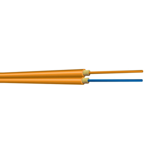 Indoor 2.9mm 2 Fiber Multimode 62.5µm A-Series Orange Fiber Optic Plenum Cable AX002SWLS9OP