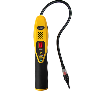 Heat Pump Installation and Maintenance Test Kit, featuring a Clamp Meter, Leak Detector, Manometer, and Pressure Probes 511KIT