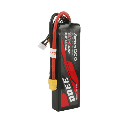 Gens Ace 3300mAh 3S1P 11.1V Lipo Battery Pack With XT60 Plug GEA33003S60X6